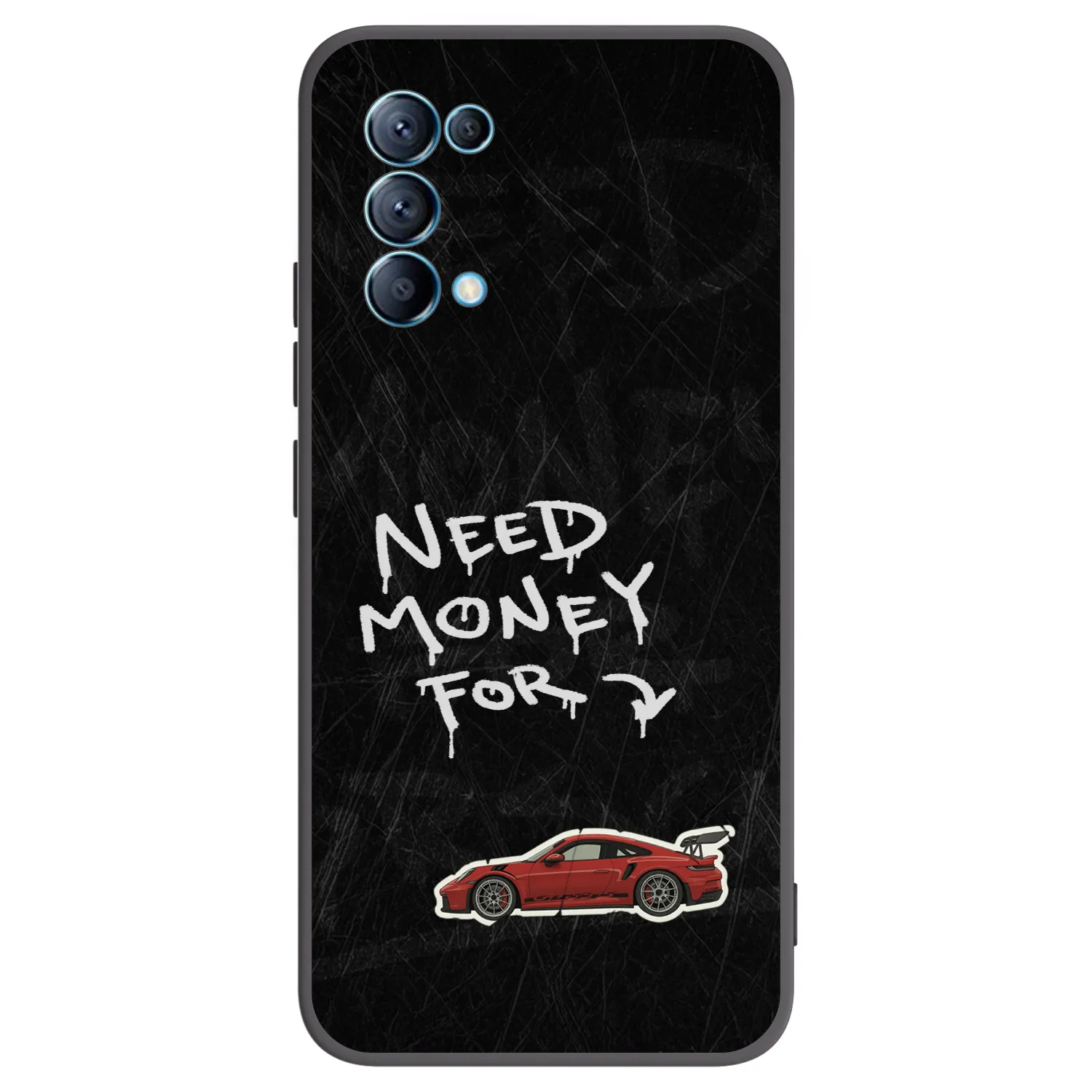 Picasee crna silikonska maskica za OPPO Reno 5 5G - Track Mode