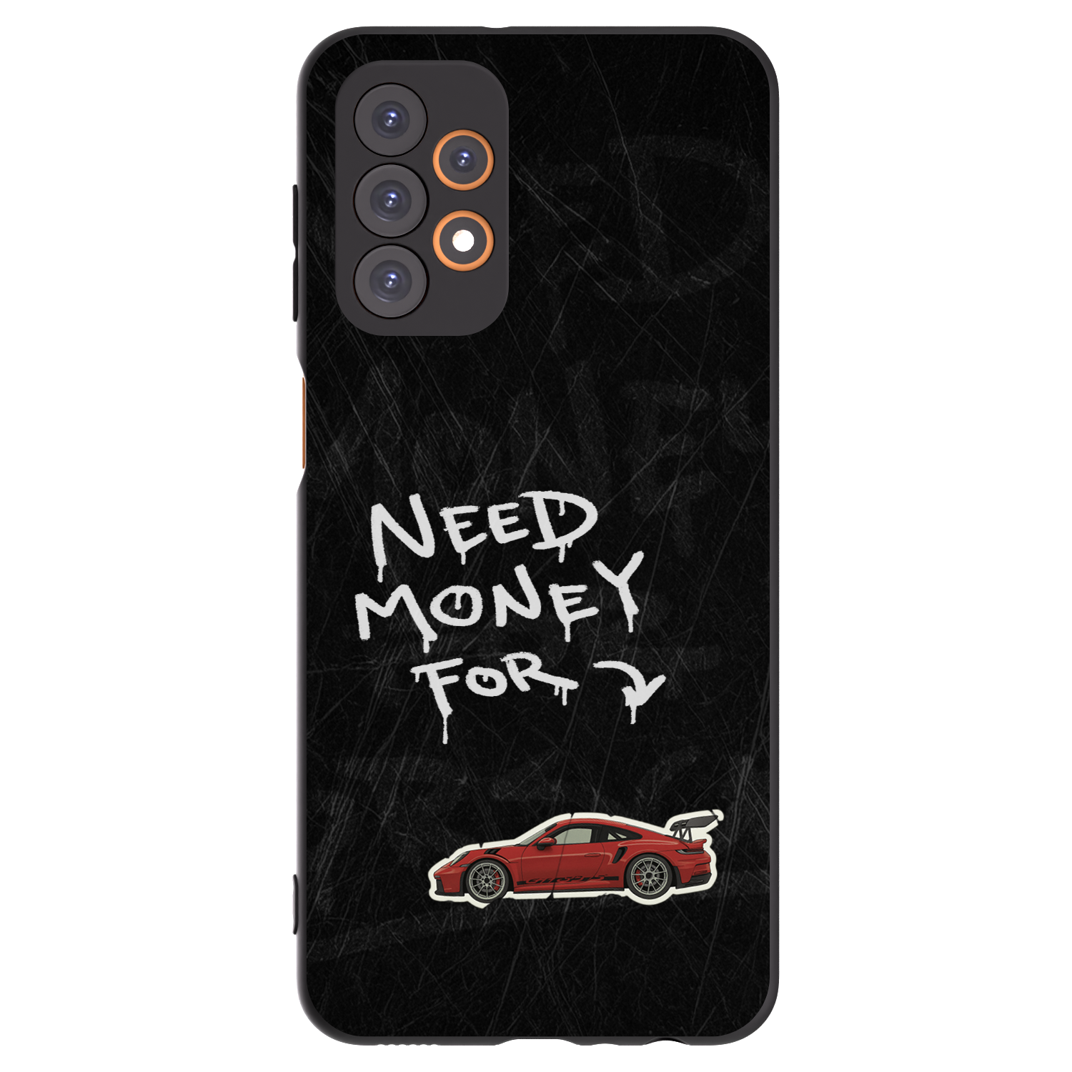 Picasee crna silikonska maskica za Samsung Galaxy A23 A236B 5G - Track Mode