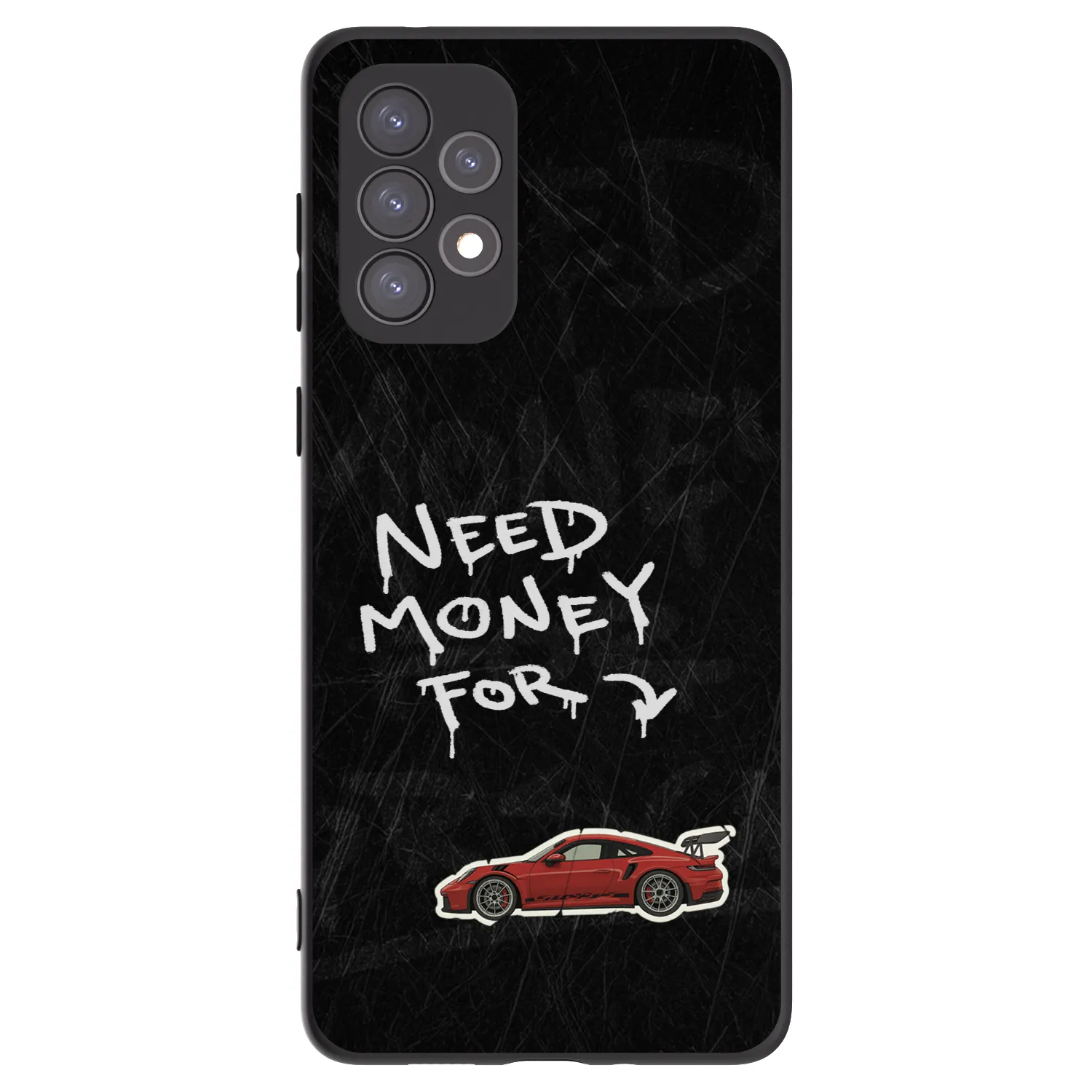 Picasee crna silikonska maskica za Samsung Galaxy A73 5G - Track Mode