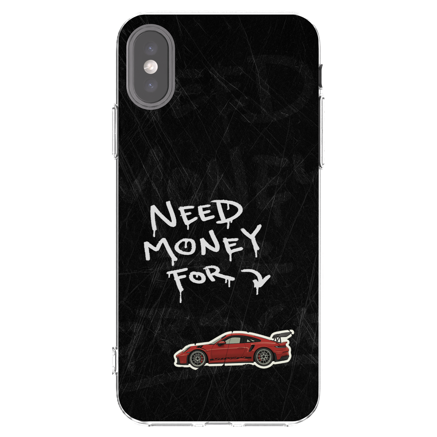 Picasee silikonska prozirna maskica za Apple iPhone X/XS - Track Mode