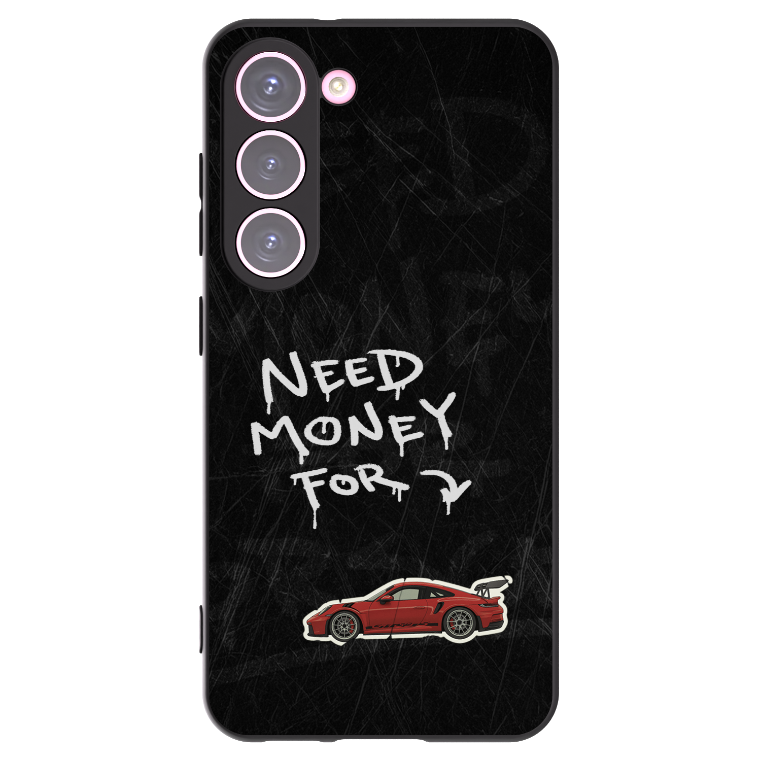 Picasee crna silikonska maskica za Samsung Galaxy S23 5G - Track Mode