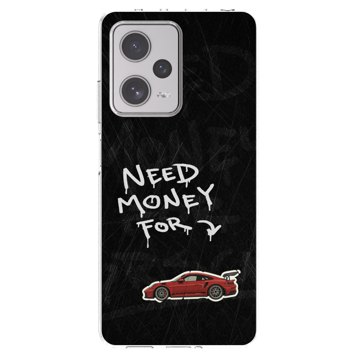 Picasee silikonska prozirna maskica za Xiaomi Redmi Note 12 Pro+ 5G - Track Mode