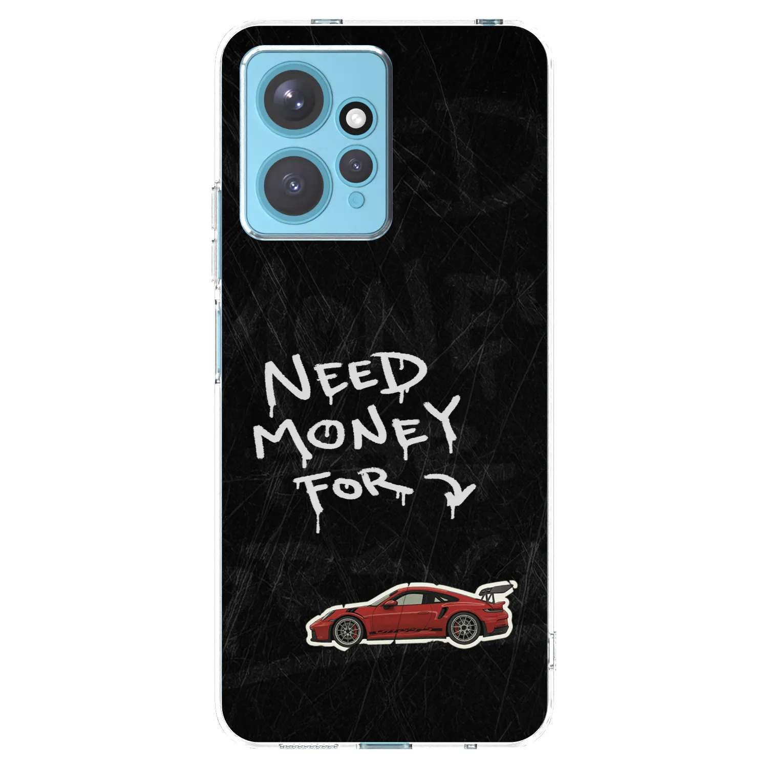 Picasee silikonska prozirna maskica za Xiaomi Redmi Note 12 4G - Track Mode