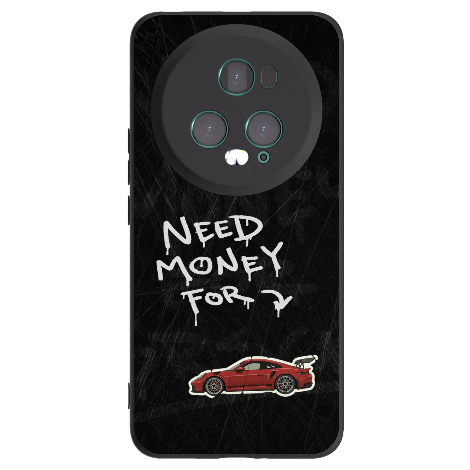 Picasee crna silikonska maskica za Honor Magic5 Pro - Track Mode