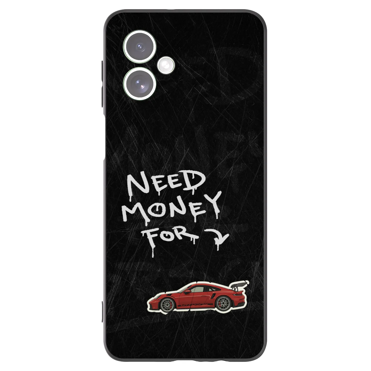 Picasee crna silikonska maskica za Motorola Moto G54 5G - Track Mode
