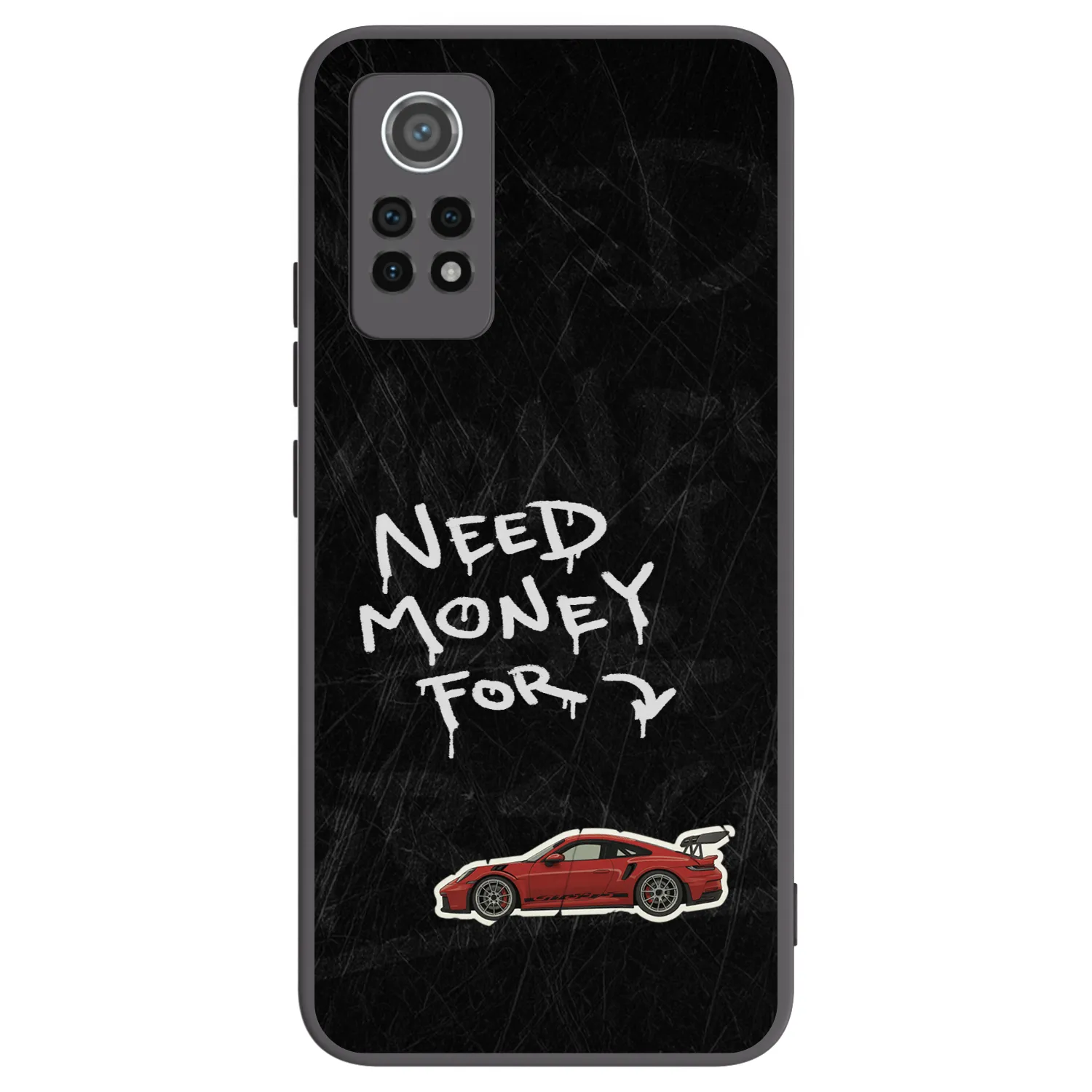 Picasee crna silikonska maskica za Xiaomi Redmi Note 12 Pro 4G - Track Mode