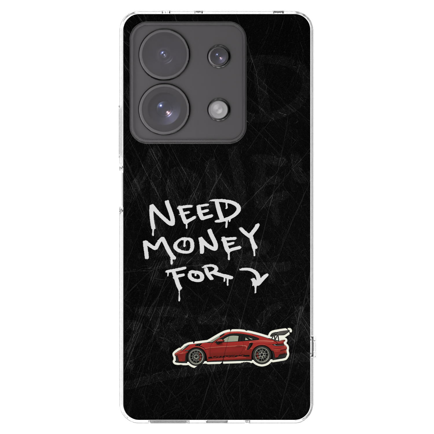 Picasee silikonska prozirna maskica za Xiaomi Redmi Note 13 Pro 4G - Track Mode