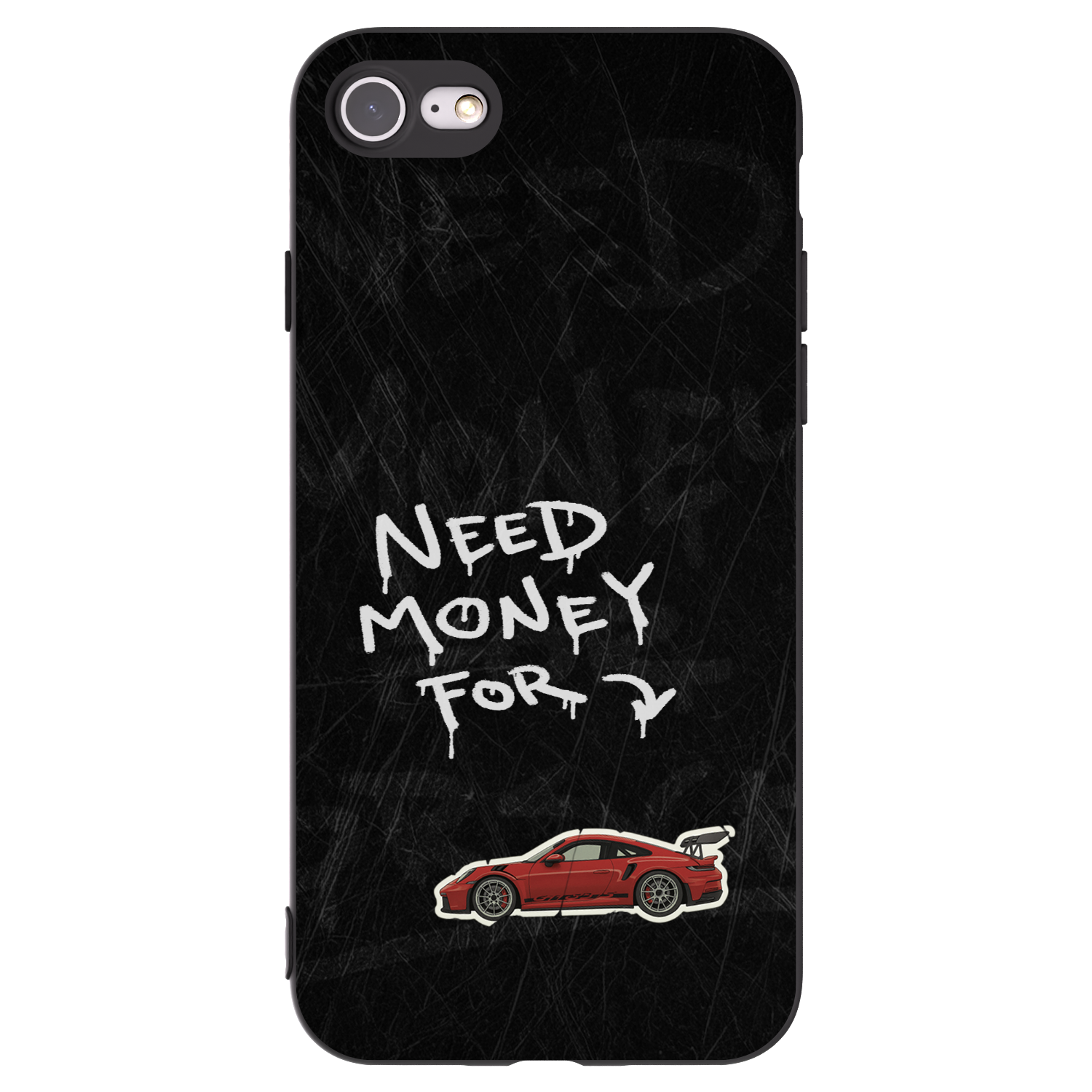 Picasee crna silikonska maskica za Apple iPhone 8 - Track Mode