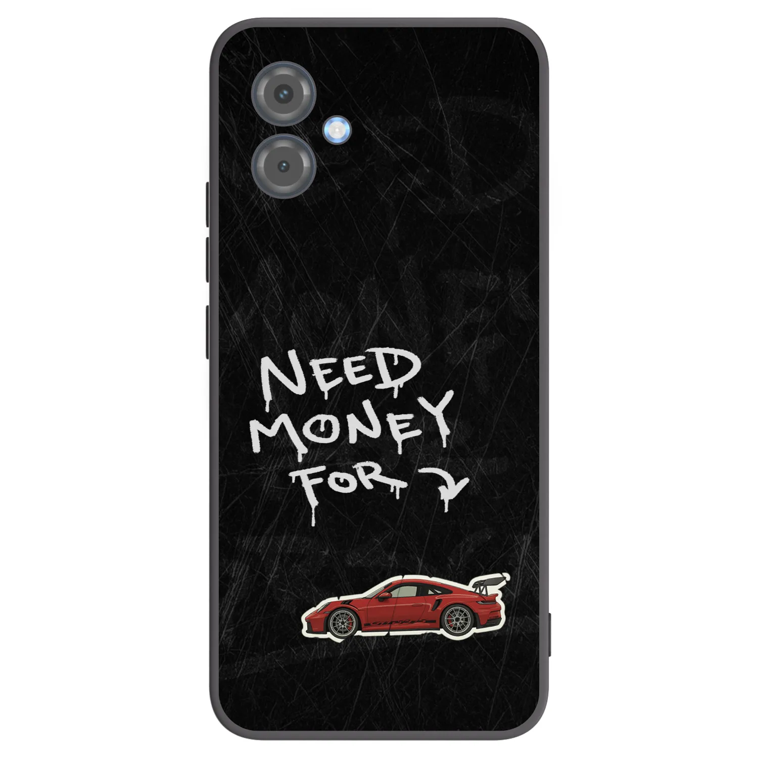 Picasee crna silikonska maskica za Motorola Moto G14 - Track Mode