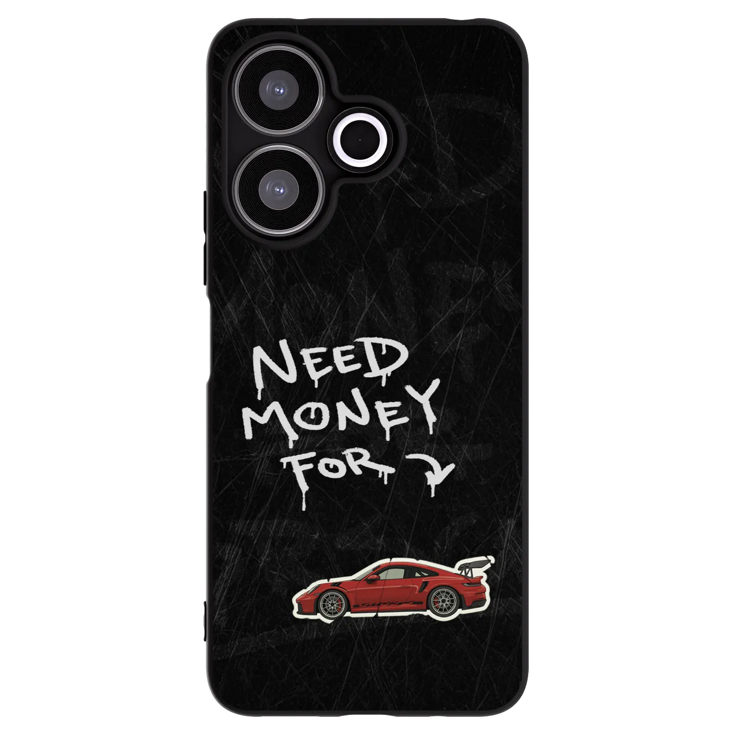 Picasee crna silikonska maskica za Xiaomi Redmi 13 4G - Track Mode