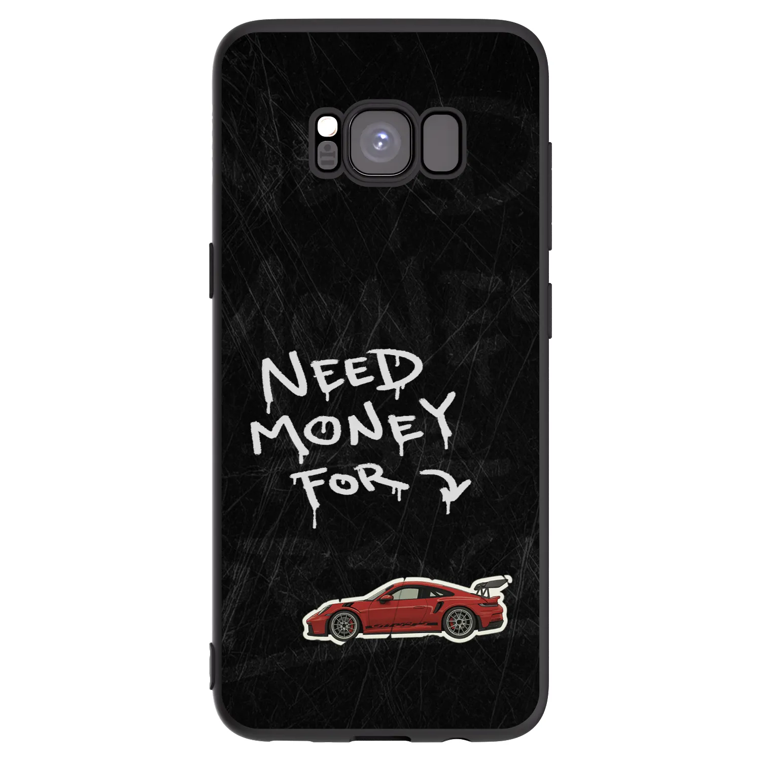 Picasee crna silikonska maskica za Samsung Galaxy S8 G950F - Track Mode