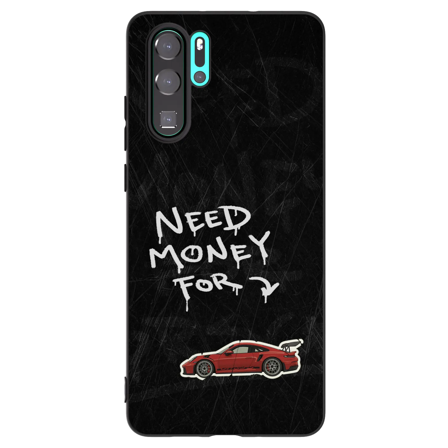 Picasee crna silikonska maskica za Huawei P30 Pro - Track Mode