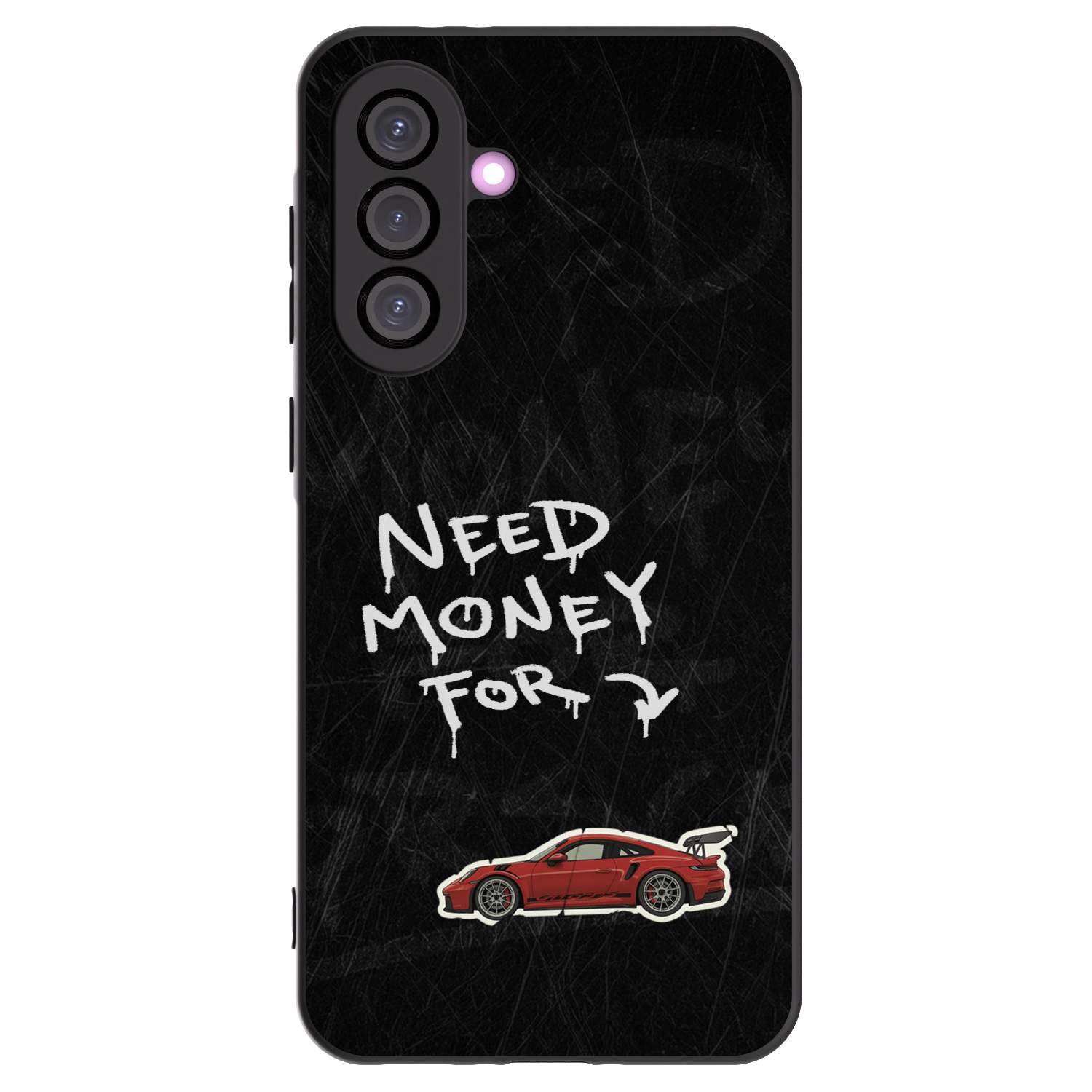 Picasee crna silikonska maskica za Samsung Galaxy A36 5G - Track Mode