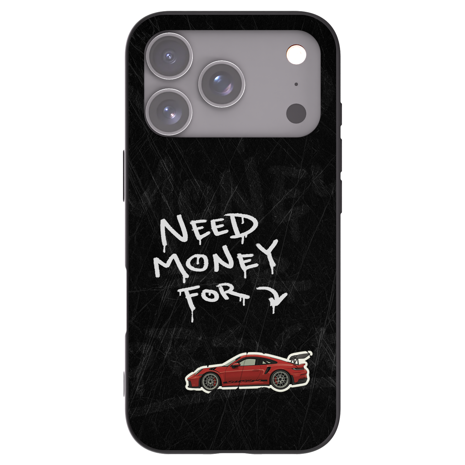 Picasee crna silikonska maskica za Apple iPhone 17 Pro - Track Mode