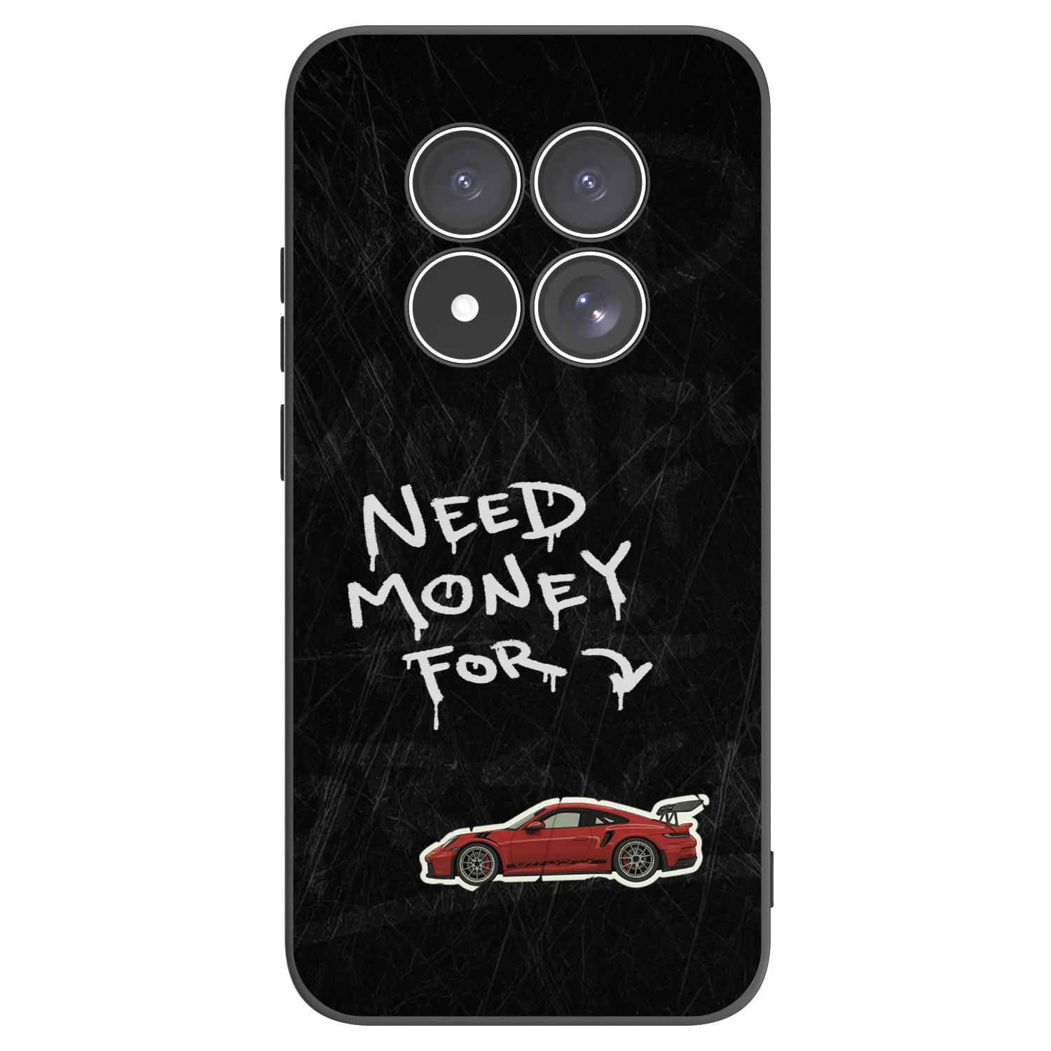 Picasee crna silikonska maskica za Xiaomi Redmi Note 15 Pro 4G - Track Mode