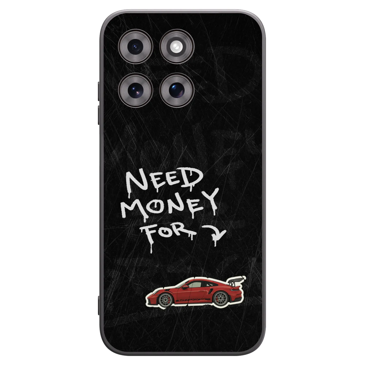 Picasee crna silikonska maskica za Motorola Moto G77 - Track Mode