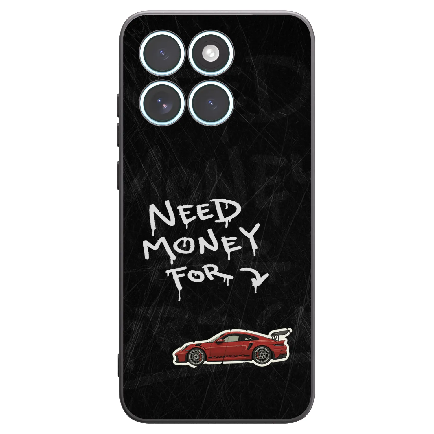 Picasee crna silikonska maskica za Motorola Edge 70 Fusion - Track Mode