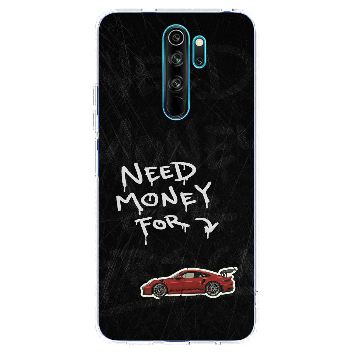 Picasee silikonska prozirna maskica za Xiaomi Redmi Note 8 Pro - Track Mode