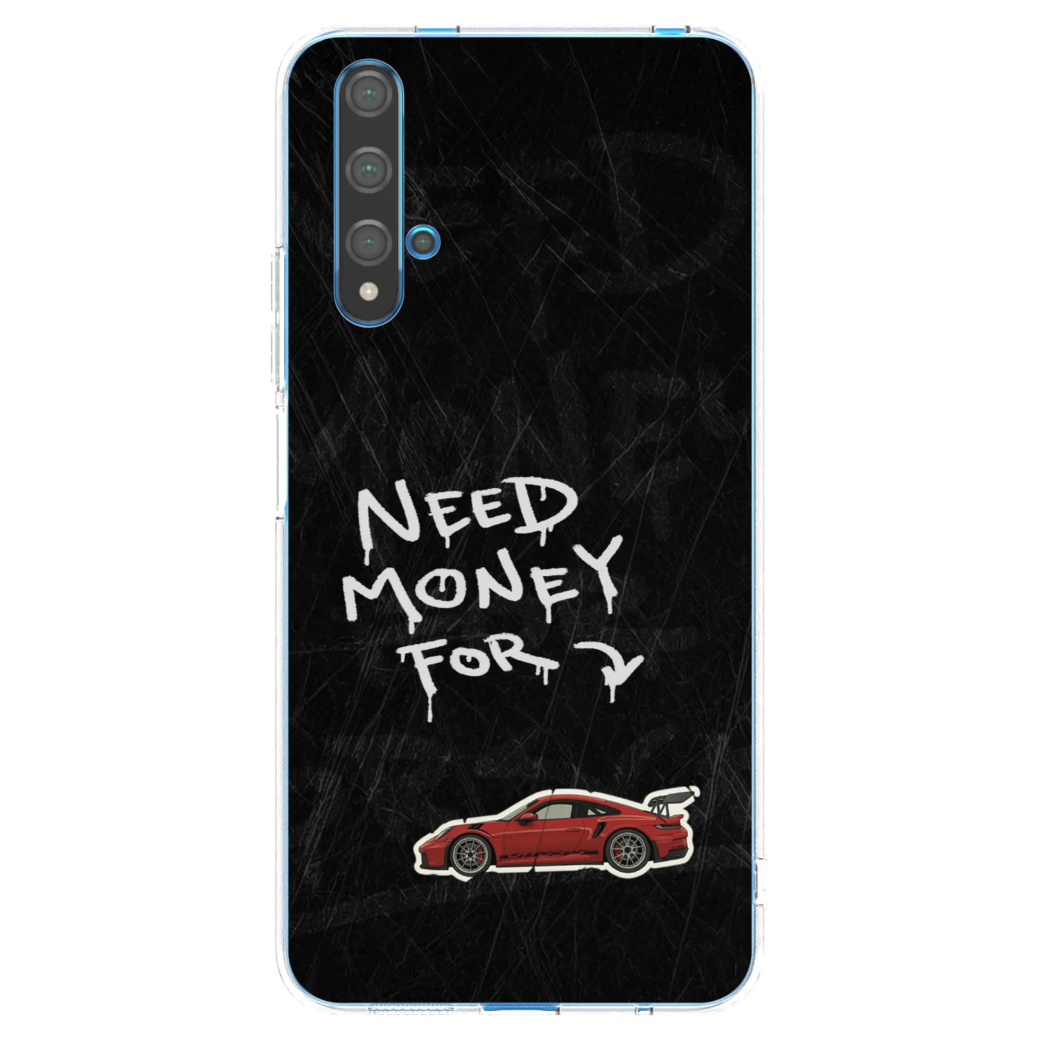 Picasee silikonska prozirna maskica za Huawei Nova 5T - Track Mode