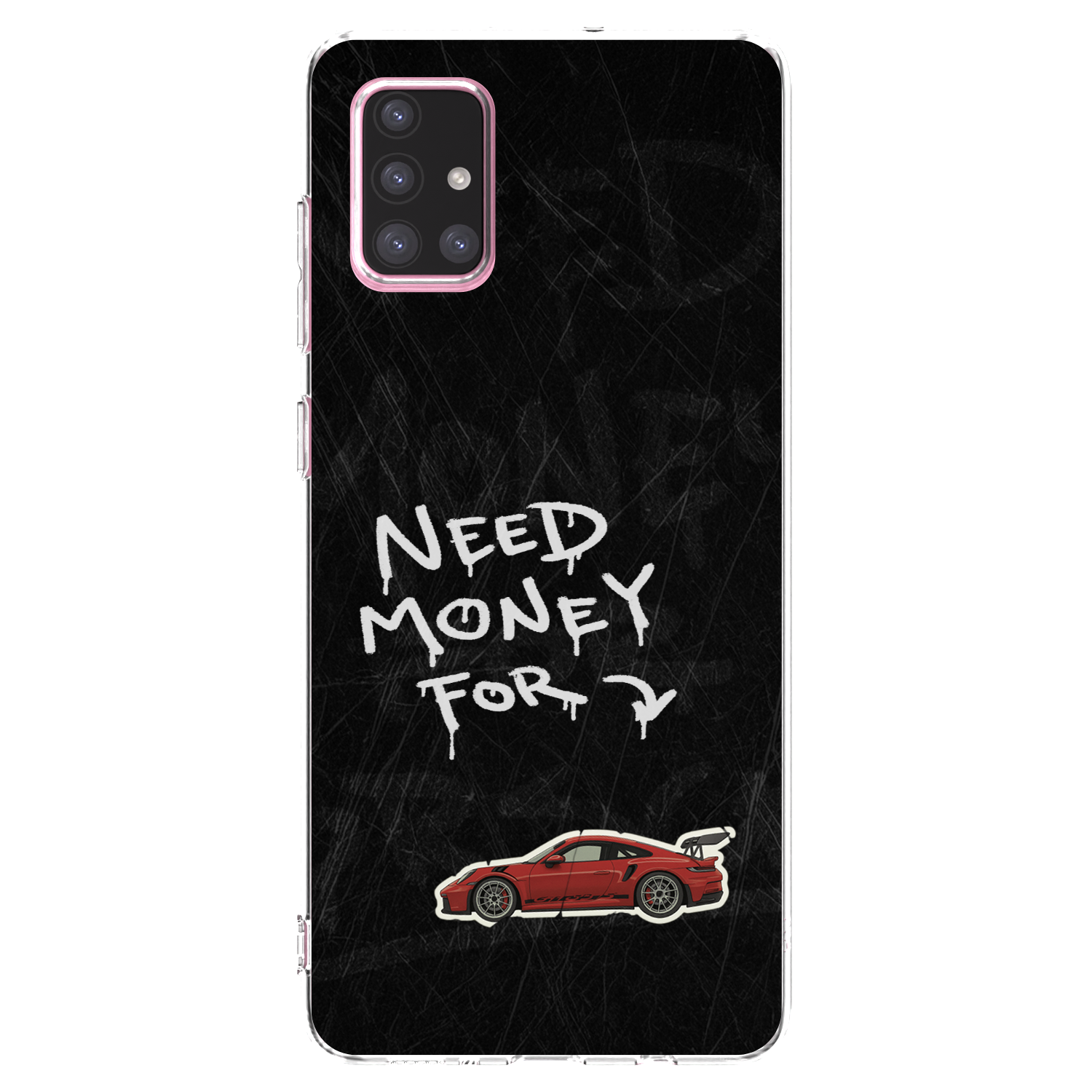 Picasee silikonska prozirna maskica za Samsung Galaxy A71 A715F - Track Mode