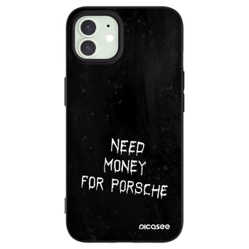 Picasee crna silikonska maskica za Apple iPhone 12 - Black Fuel