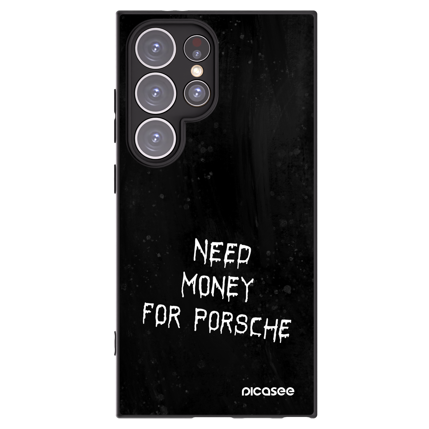 Picasee crna silikonska maskica za Samsung Galaxy S24 Ultra S928B 5G - Black Fuel