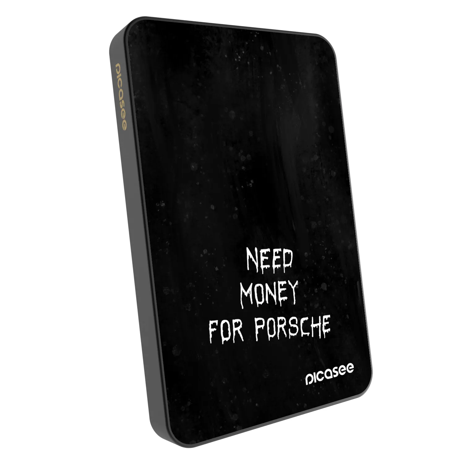 Picasee Prijenosni punjač s MagSafe 5 000 mAh Sivo - Black Fuel
