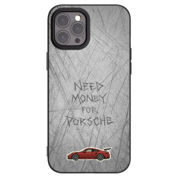 Picasee crna silikonska maskica za Apple iPhone 12 Pro Max - Garage Scratch