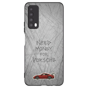 Picasee crna silikonska maskica za Huawei P Smart 2021 - Garage Scratch