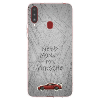 Picasee silikonska prozirna maskica za Samsung Galaxy A20s - Garage Scratch