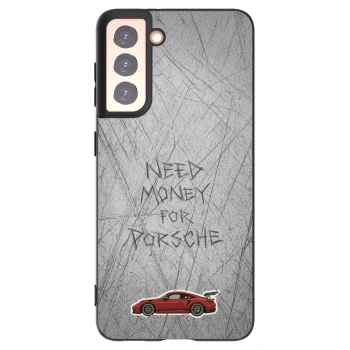 Picasee crna silikonska maskica za Samsung Galaxy S21 5G G991B - Garage Scratch