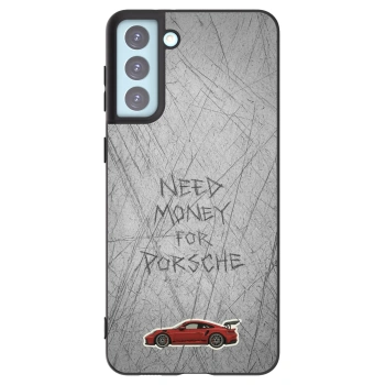 Picasee crna silikonska maskica za Samsung Galaxy S21+ 5G G996F - Garage Scratch