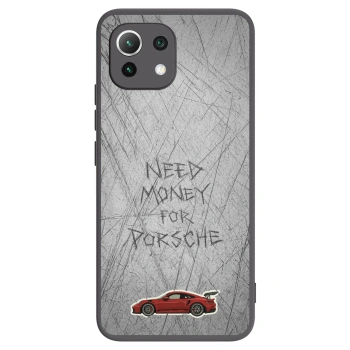 Picasee crna silikonska maskica za Xiaomi Mi 11 Lite - Garage Scratch