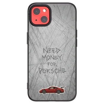 Picasee crna silikonska maskica za Apple iPhone 13 - Garage Scratch