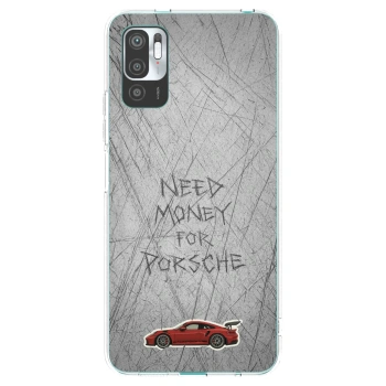 Picasee silikonska prozirna maskica za Xiaomi Redmi Note 10 5G - Garage Scratch