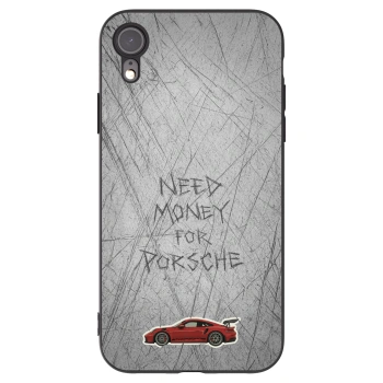 Picasee crna silikonska maskica za Apple iPhone XR - Garage Scratch