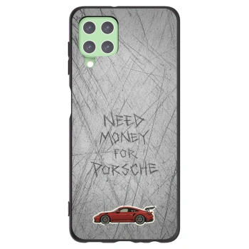 Picasee crna silikonska maskica za Samsung Galaxy A22 A225F 4G - Garage Scratch