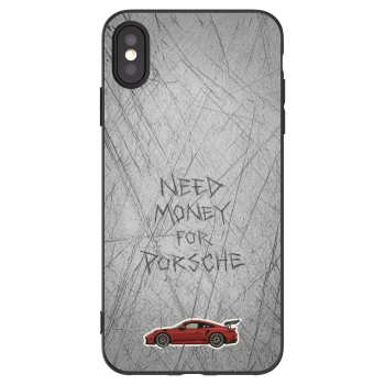 Picasee crna silikonska maskica za Apple iPhone XS Max - Garage Scratch