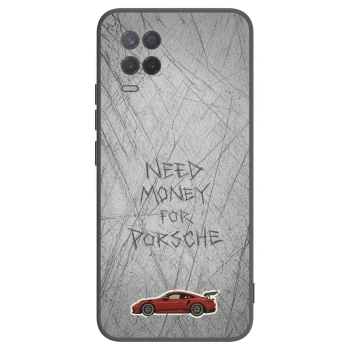 Picasee crna silikonska maskica za Realme 8 5G - Garage Scratch