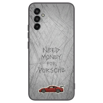 Picasee crna silikonska maskica za Samsung Galaxy M13 M135F - Garage Scratch