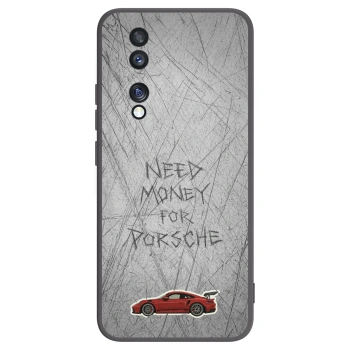 Picasee crna silikonska maskica za Honor 70 - Garage Scratch