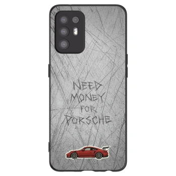 Picasee crna silikonska maskica za OPPO A94 5G - Garage Scratch