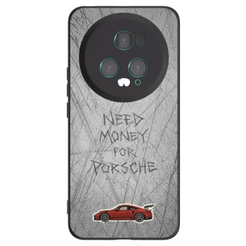 Picasee crna silikonska maskica za Honor Magic5 Pro - Garage Scratch