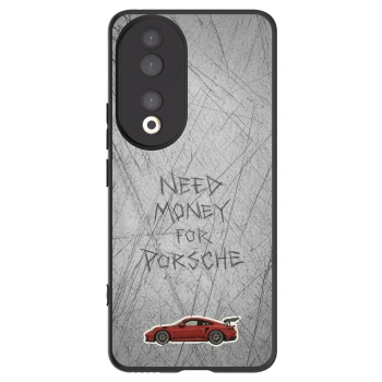 Picasee crna silikonska maskica za Honor 90 5G - Garage Scratch