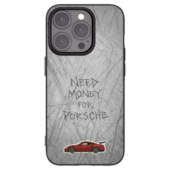 Picasee crna silikonska maskica za Apple iPhone 15 Pro - Garage Scratch