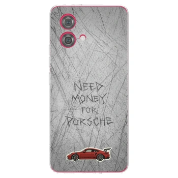 Picasee silikonska prozirna maskica za Motorola Moto G84 5G - Garage Scratch