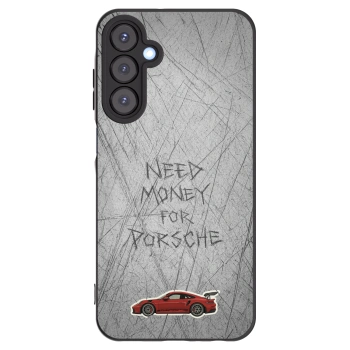 Picasee crna silikonska maskica za Samsung Galaxy A25 A256B 5G - Garage Scratch