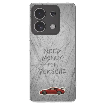 Picasee silikonska prozirna maskica za Xiaomi Redmi Note 13 4G - Garage Scratch