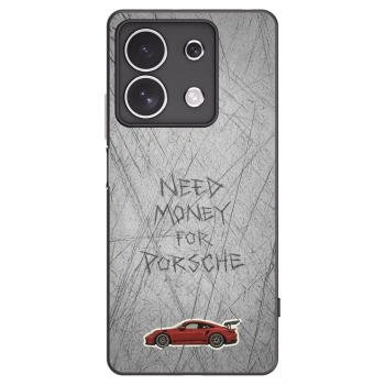 Picasee crna silikonska maskica za Xiaomi Redmi Note 13 4G - Garage Scratch