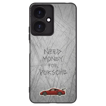 Picasee crna silikonska maskica za Xiaomi Redmi 13C 5G - Garage Scratch